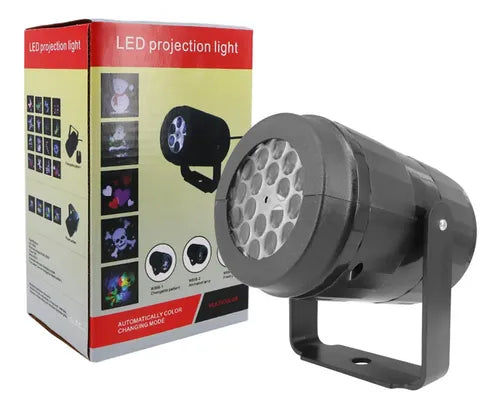 Proyector LED Navideño de Luces y Diseños Giratorios | Pago Contra entrega